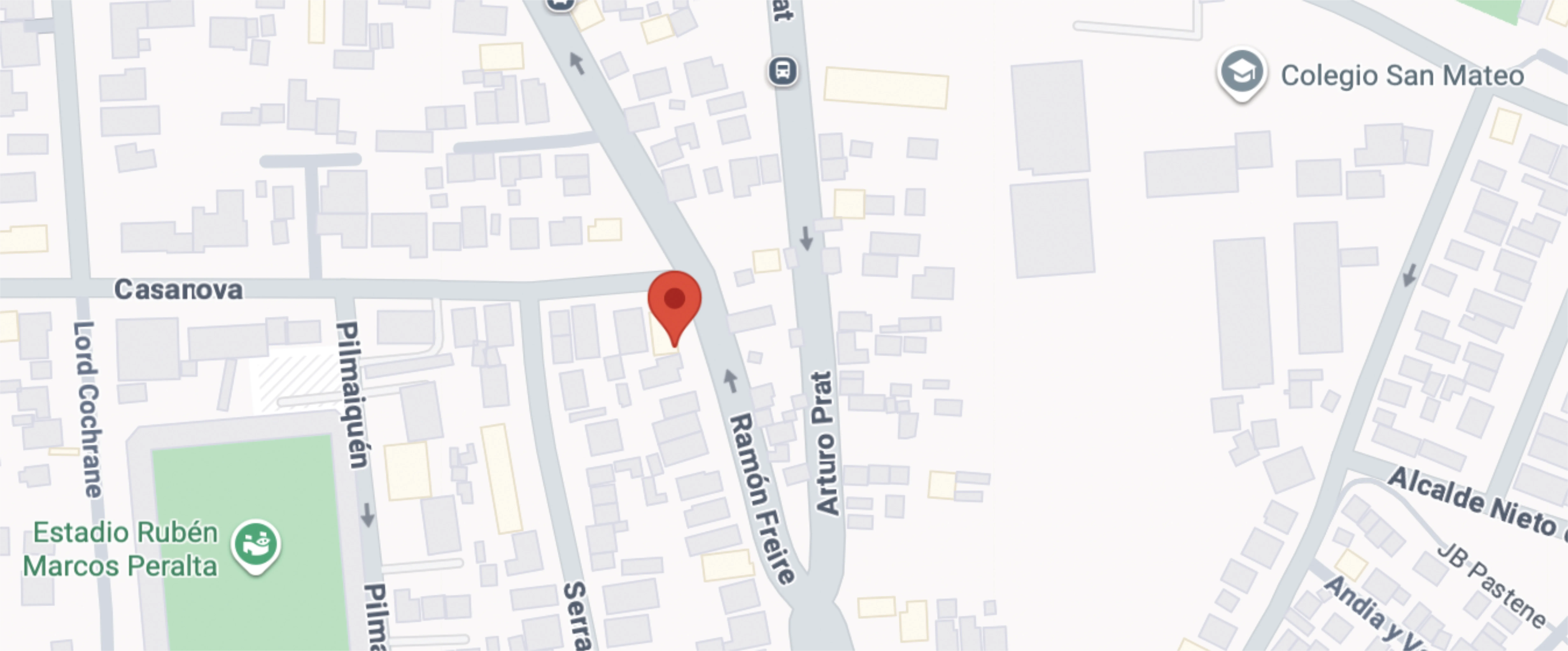 Mapa de ubicación de Waffel Haus