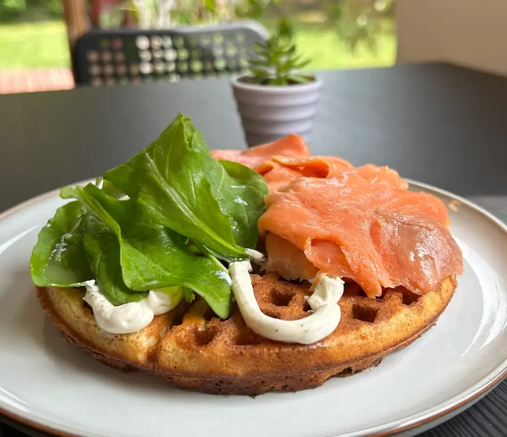 Waffle Salmón